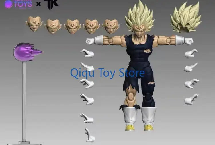 Black hole TK co-branded battle damage vegeta 3.0 demon vegeta shf proportion repair version + black battle damage
