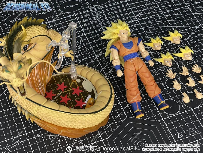 Pre-sale Demoniacal Fit Dragon Ball Z Goku Ssj3 "Dragon Fist Burst" 6-inch Movable Figure Anime Model Toy Collection Gift