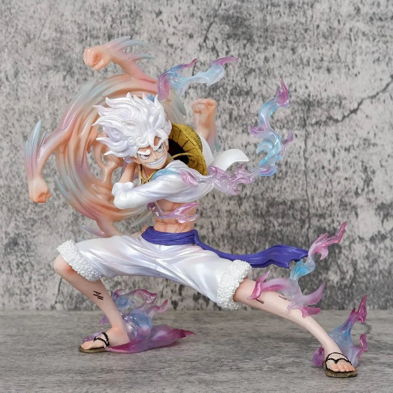 Luffy Gear 5 Nika Figure One Piece Anime Statue Desktop Decor Gift for Boys Collectors