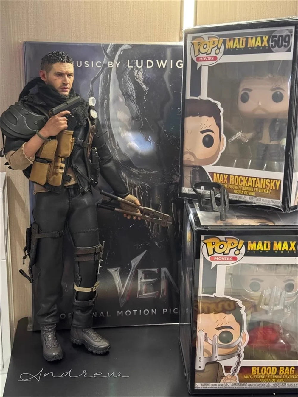 PRESENT TOYS PT-sp56 Man Tom Guy Warrior Crazy Max Full Set Moveable Action Figure Gift For Fans Collect About 12" 1/6