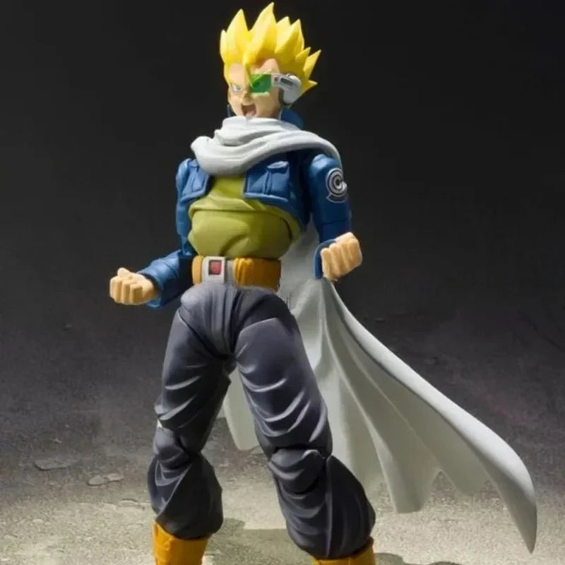 Original Bandai Dragon Ball Action Figure Shf Anime Figure 14cm Pvc The Patrol Xenoverse Gift Action Figure Boxed Birthday Gift