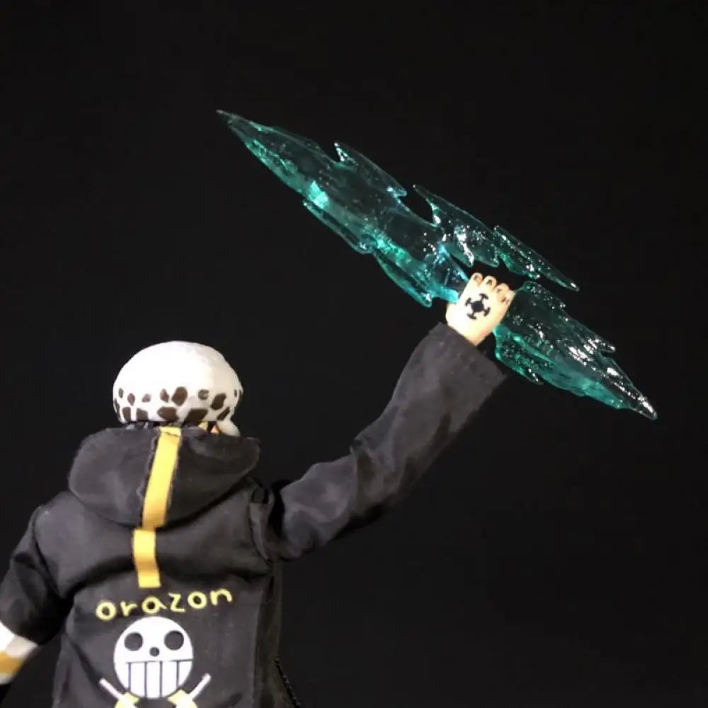 One Piece Anime Trafalgar D Water Law Shf New Handheld Accessories Gamma Knife Handmade Is for 1/12 Size Movable Humanoid Toys