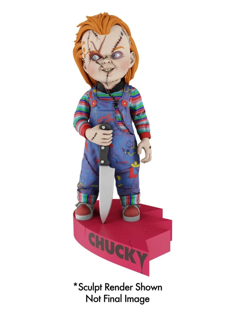 NECA Bride of Chucky Ghost Kid / Tiffany Shaking Head Doll Base Connection Version 7'' Action Figure Original Doll Decoration