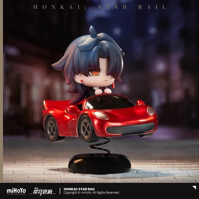 [Genuine] Honkai Star Rail Blade Cartoon Shake Dolls Game Cosplay Diy Accessories Car Ornament Anime Statue miHoYo Original 9CM