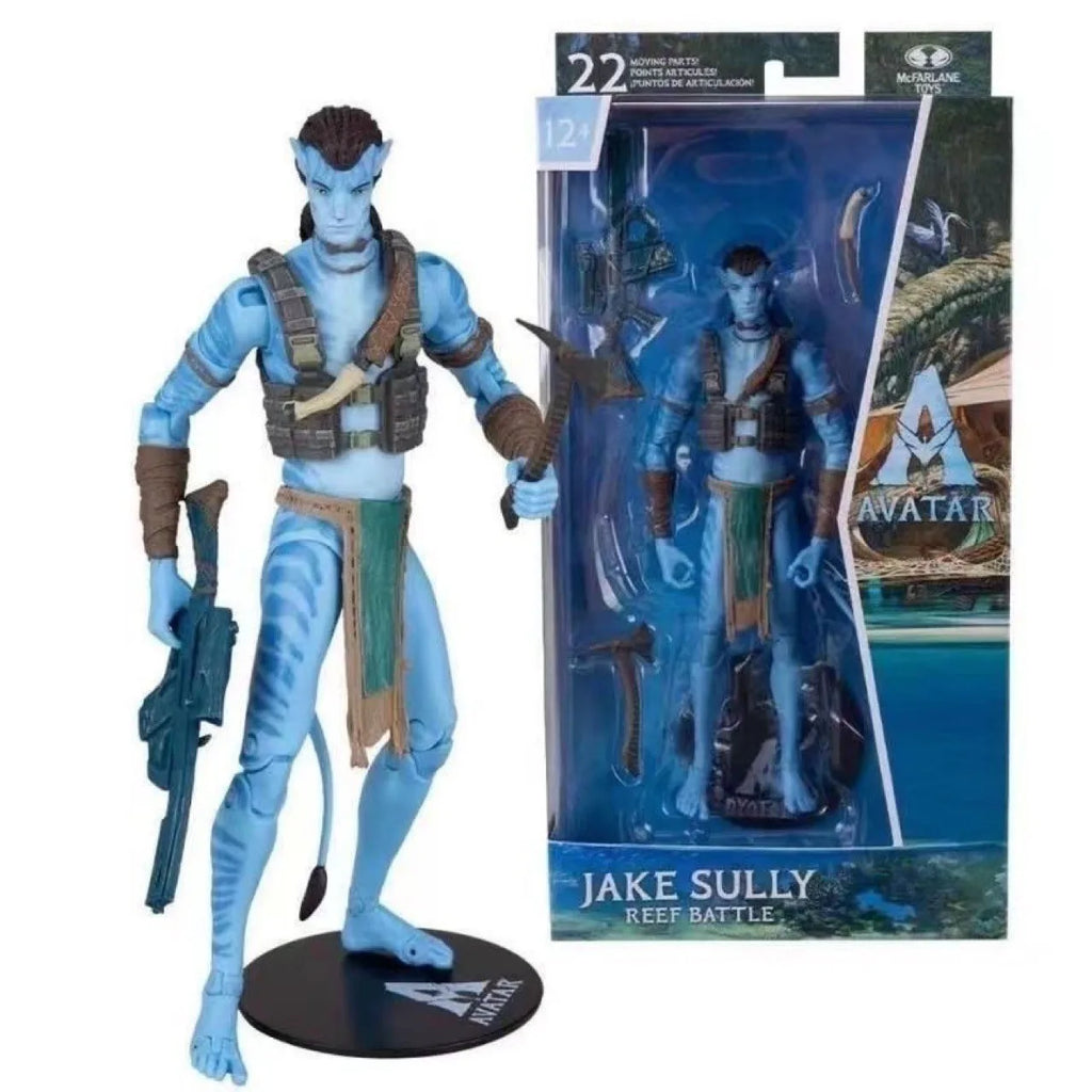 Mcfarlane Toys Avatar Jake Sully Reef Battle Neytiri Metkayina Reef 7-Inch Boxed Joint Movable Action Figure Model Toy