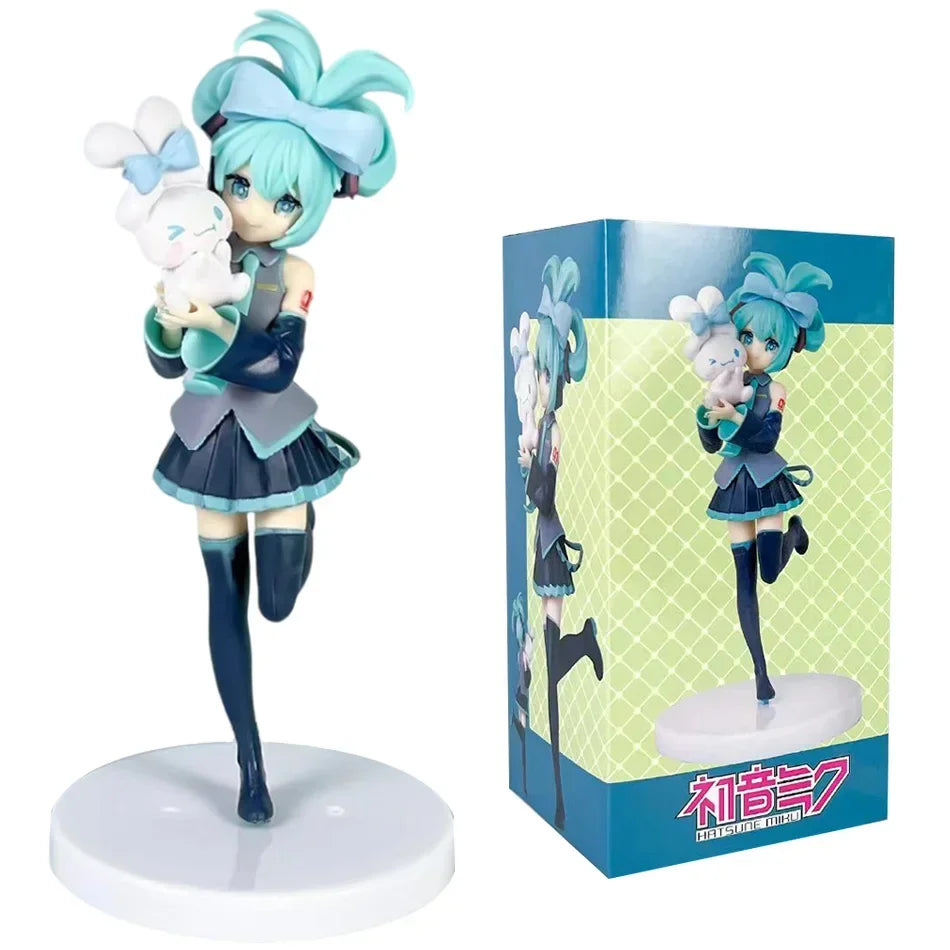 Animation Anime Beautiful Girl Hatsune Miku Handmade Devil Hatsune Miku Cat Ear Hatsune Miku Cute Handmade PVC Model Decorations