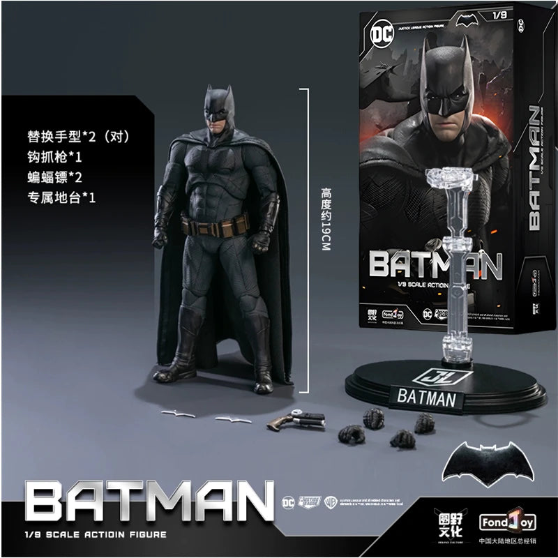 Fondjoy Justice League Ben Batman Figure Superman Batman Wonder Woman Aquaman Mera Anime Figures Collectble Models Toys Gift