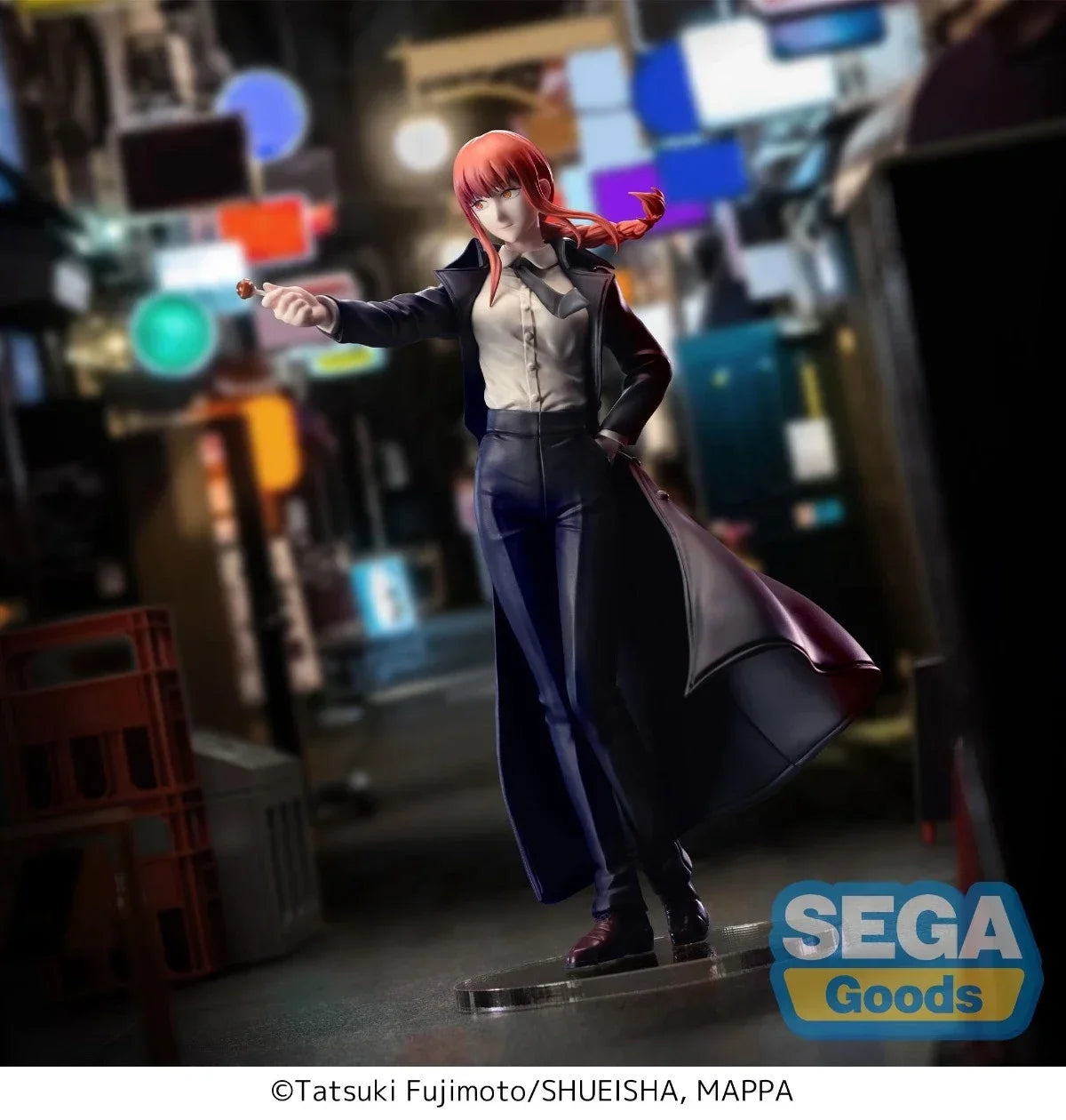 IN Stock Original Genuine SEGA Chainsaw Man 22cm Makima Anime Girl Action Figure Collection Model Doll Boy Toys Statue Ornament