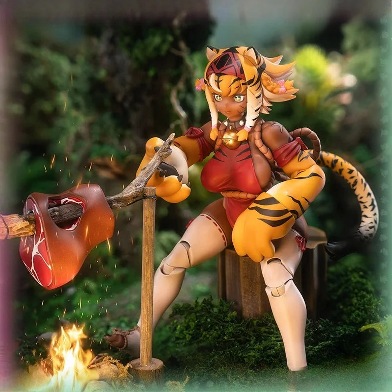 New Snail Shell Rpg-04 1/12 Action  Snail'S Isekai Adventure Tiger Girl Galu  Figure Figurine Collection Toys Gifts