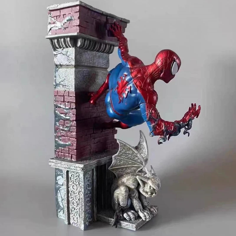28cm Marvel Spiderman Far From Home Figure The Avengers Spider Man Statue Action Figurine Collectible Model Decor Gift Toy