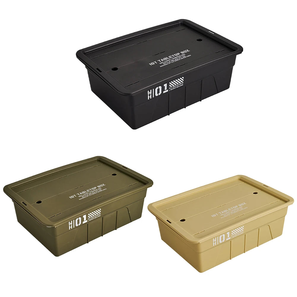 IGT One Unit Tea Tray Multifunctional Pots Bowls Plates Holder Basket Large Capacity Camping Storage Tea Tray for Outdoor Travel