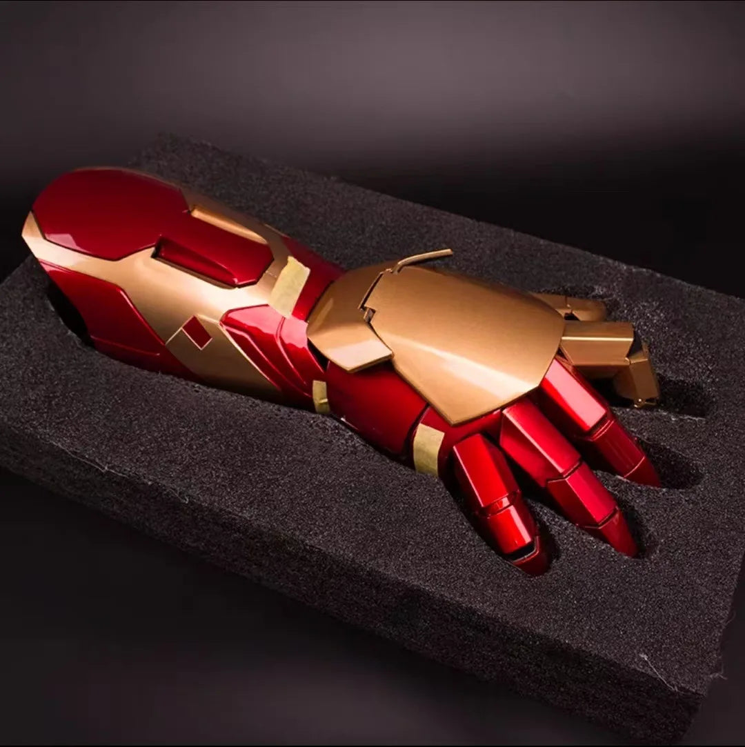 In Stock Wearable Steel Armor Hand Gloves Mk42 For Left And Right Hand Cosplay Model Toy Collectible Action Figure Accessories ﻿