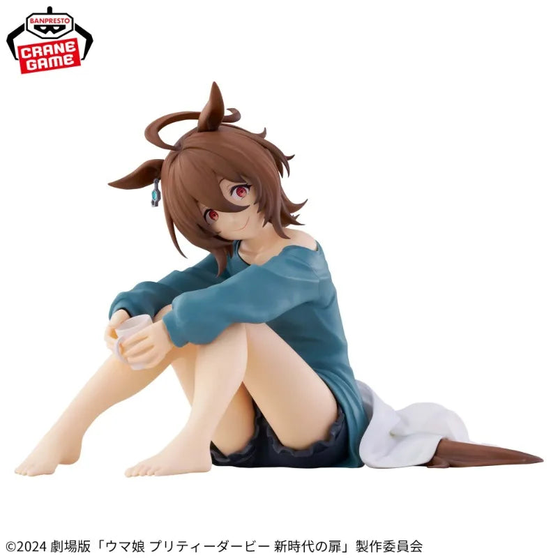 Auf Lager Original Bandai Pretty Derby Jungle Pocket Agnes Tachyon PVC 13cm Anime Charakter Puppe Spielzeug Sammlung Weihnachtsgeschenke