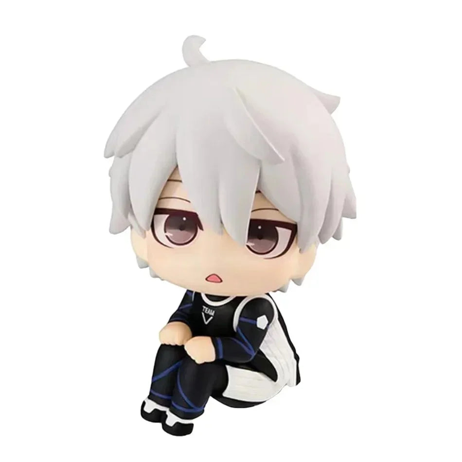 BLUE LOCK Action Figures Isagi Yoichi Bachira Meguru Anime Figure Q Version Figurine Collectible Model Children Toys Doll Gifts
