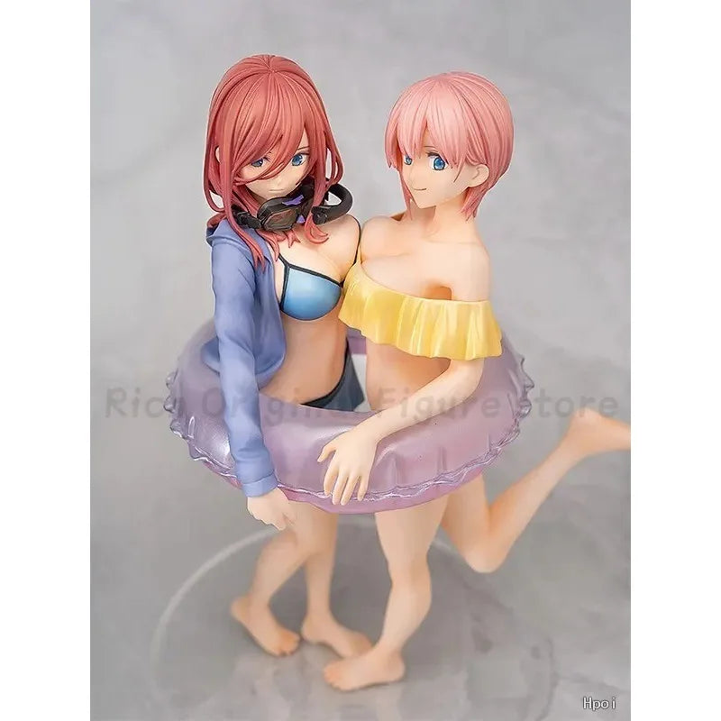In Stock Original GSC The Quintessential Quintuplets Nakano Ichika/Nakano Miku Model Toys Anime Figure Collection Ornaments