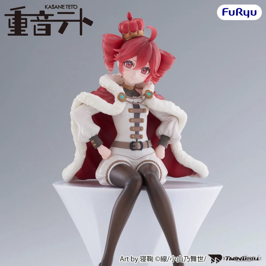 Original Genuine FuRyu Prepainted Noodle Stopper Figure Utau Kasane Teto Virtual Singer Figure Model Decoration Collection Gift