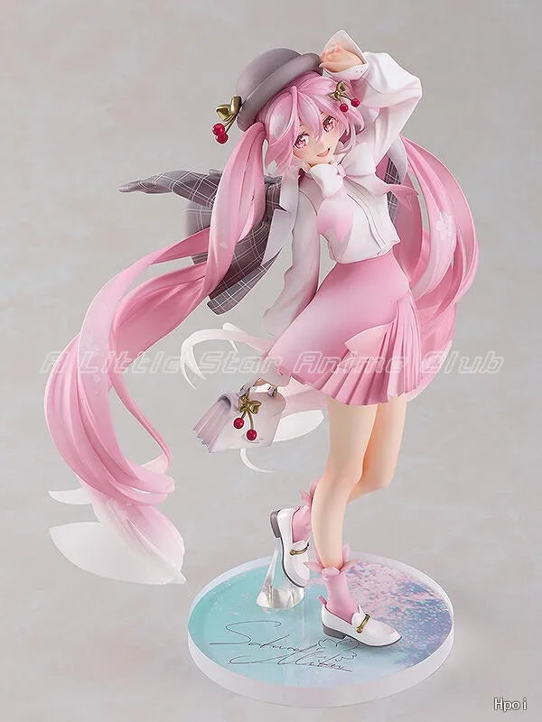 Original GSC Piapro Characters Hatsune Miku 1/6 Flower Viewing Costume Anime Figure Gift Model Ornament