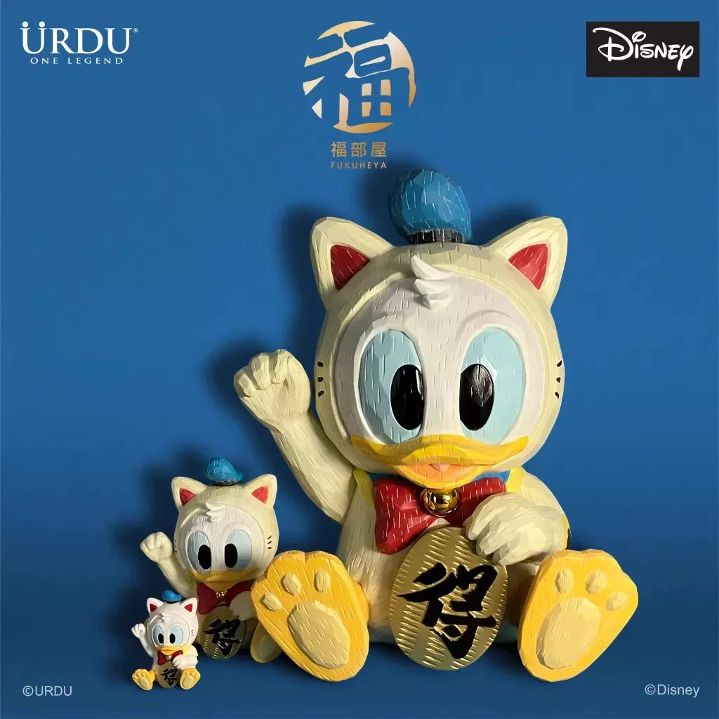 Fukubeya Maneki Neko Lucky Series Alien Figure 45cm Tall Disney Pixar Wood Style Finish Collectible by URDU