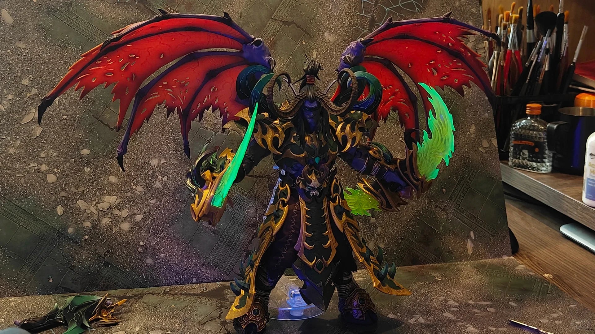 New Genuine Metytoyz WF2025 Limited Edition Llidan Demon Hunter·Imperial Armor Version 24CM 9.5-inch  Full Set Action Figure Toy