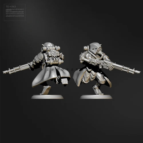 38mm Resin Soldier model kits figure colorless and self-assembled （3D Printing ） TD-4363
