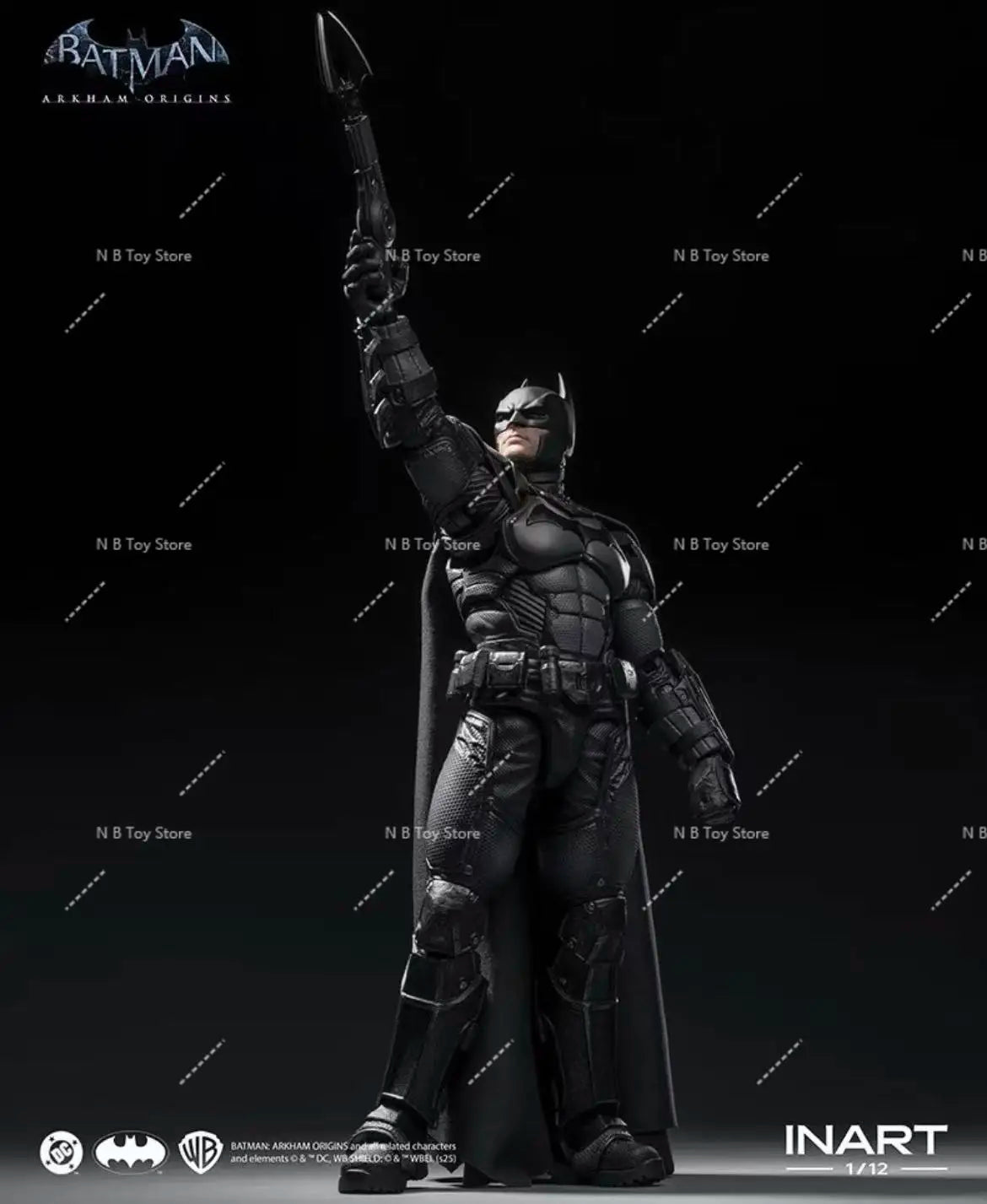 In Stock Original INART Batman: Arkham Origins Batman 1/12 Scale Anime Action Figure Toy Collectible Gift