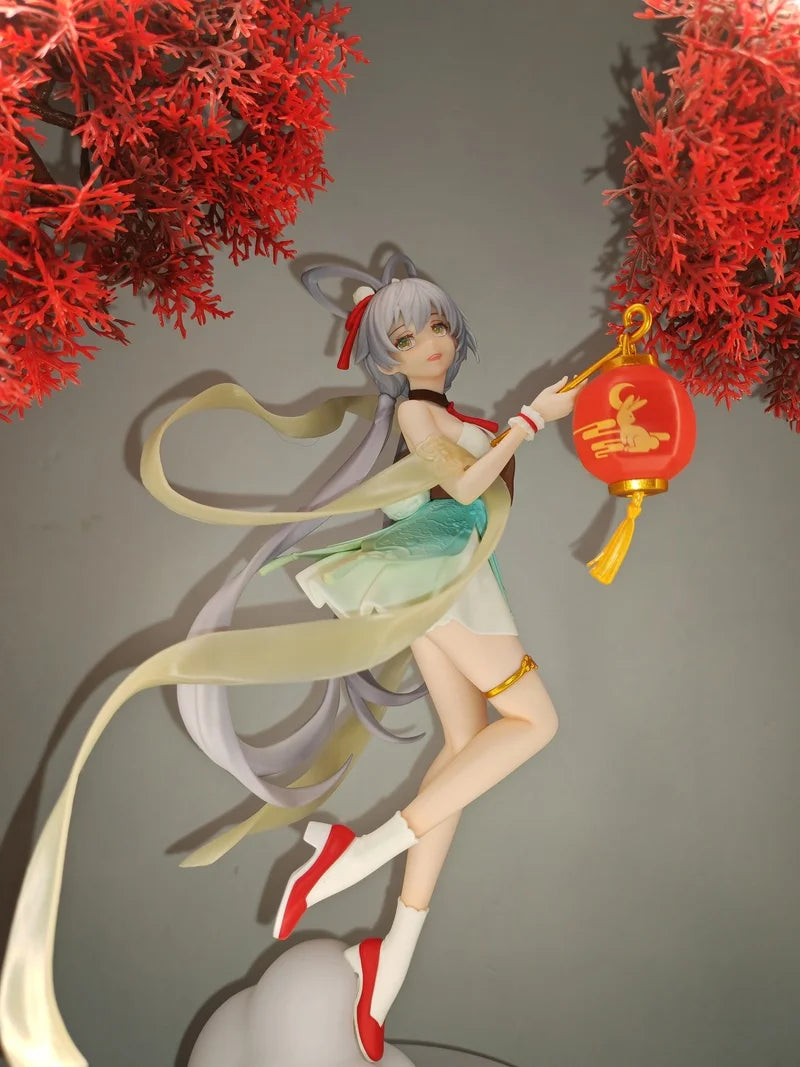 Genuine Original Luo Tianyi Nishang Step Moon Virtual Idol Pvc 1/7 Anime Figure Collectible 24cm Model Cartoon Statuette Gifts