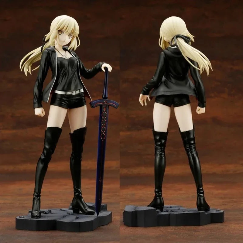 23cm Fate/Grand Order Game Action Figure Swordsman Saber Arturia Pendragon(Alter) Anime Desktop Decoration Collection Model Toys