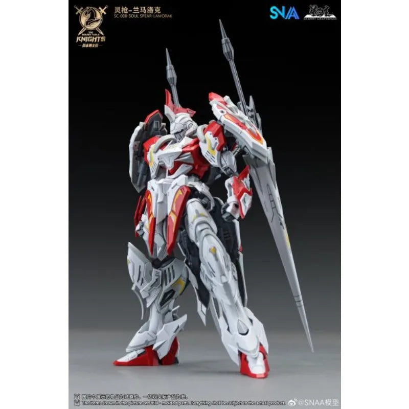 SANN Original MODEL KIT Knights of The Round Table Spirit Gun - Lancelot Anime Figure Assembly Model Toys  Model Gifts for Boys