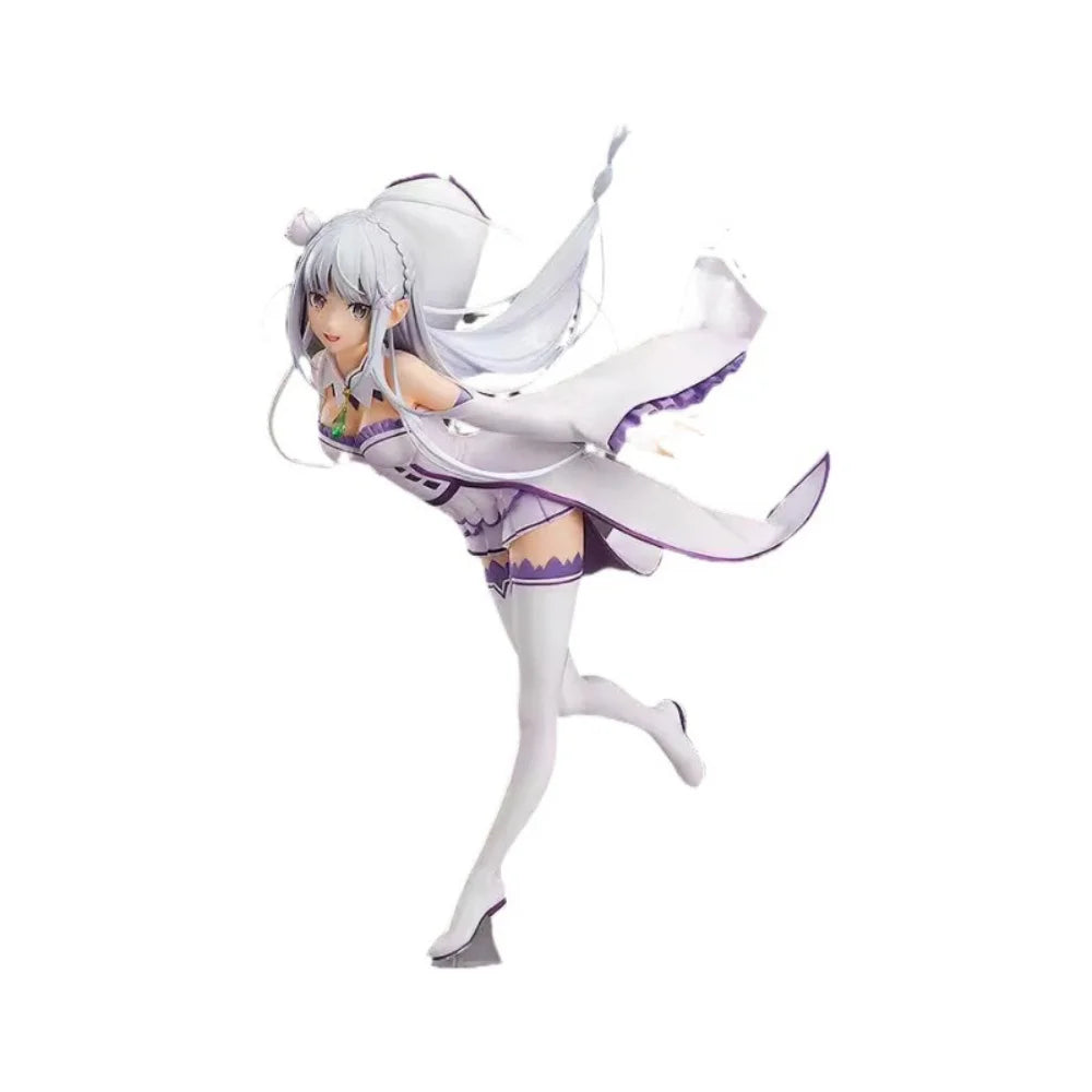 Anime-Charakter Re: Zero – Starting Life In Another World, Emilia Flying Pose, Anime, handgefertigtes Modell, Schreibtisch-Dekoration, Geschenk