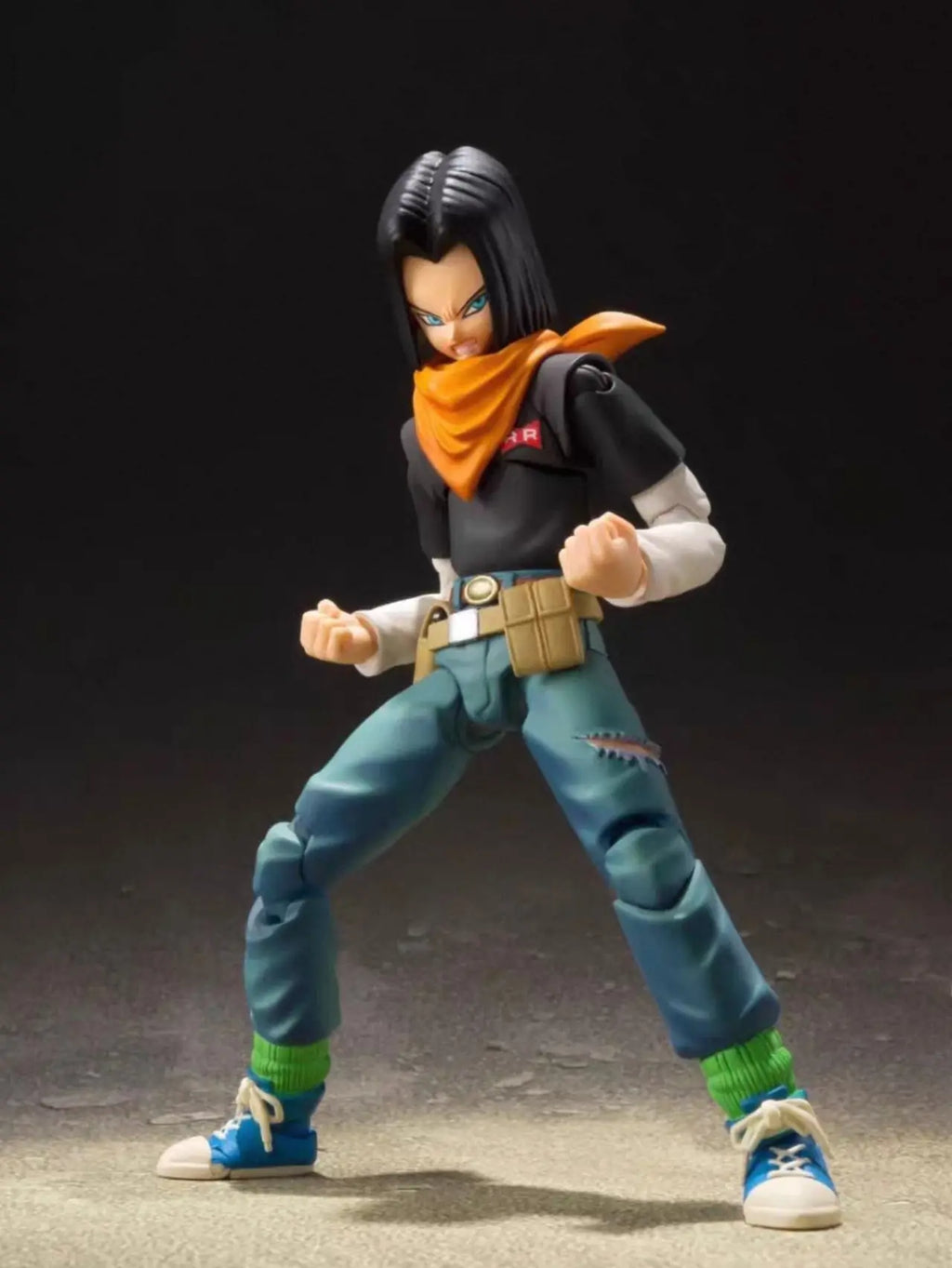In Stock Bandai S H Figuarts Original Dragon Ball Android 17 Doll Brand New Boxed Action Figure Anime Characters Model Garage