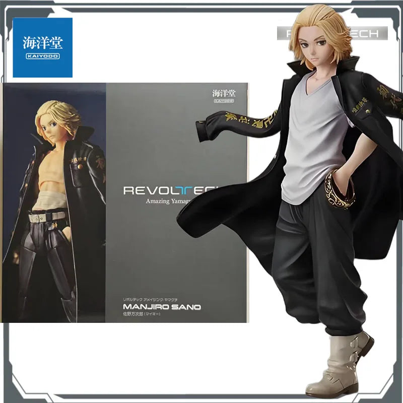 KAIYODO Original REVOLTECH Amazing Yamaguchi Manjiro Sano&Ken Ryuguji Anime Action Figure Assembly Model Toys Model Gift for Boy