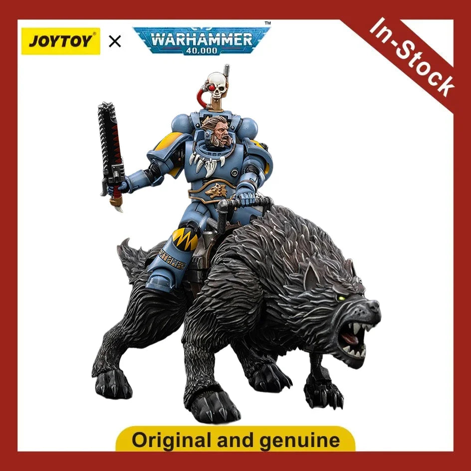 【UA】 JOYTOY Warhammer 40K Space Wolves Thunderwolf Cavalry Frode 1/18 Action Figures Toys Models Collection