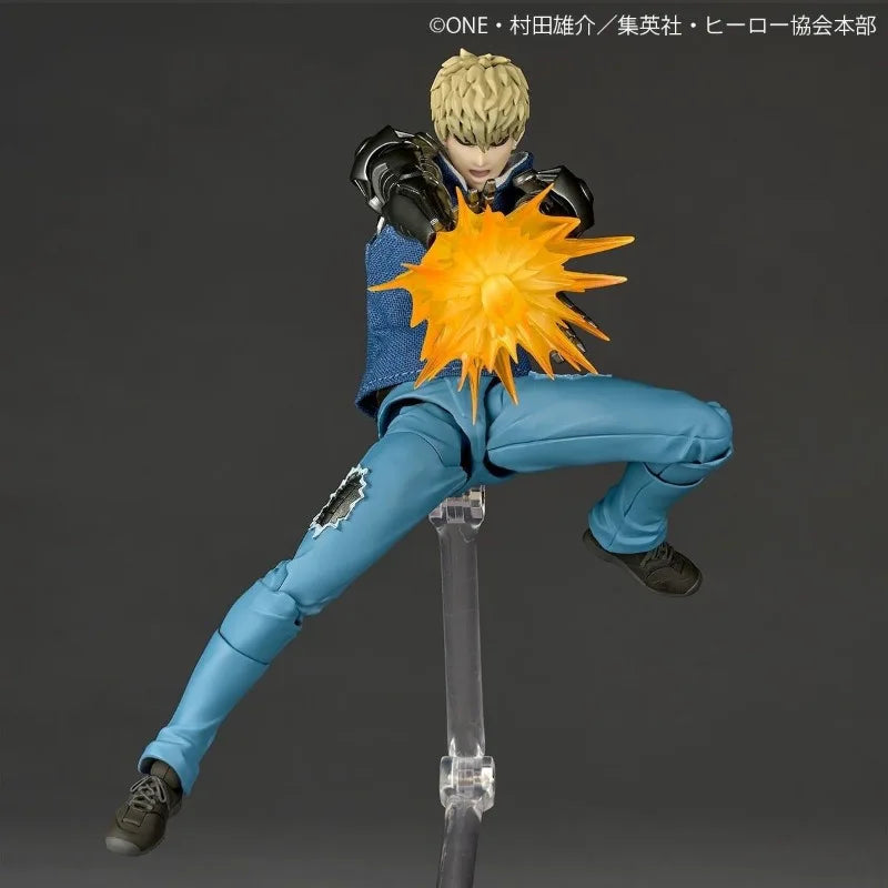 in stock Kaiyodo Revoltech Amazing Yamaguchi One Punch Man Genos Action Figure Toy Model Gift