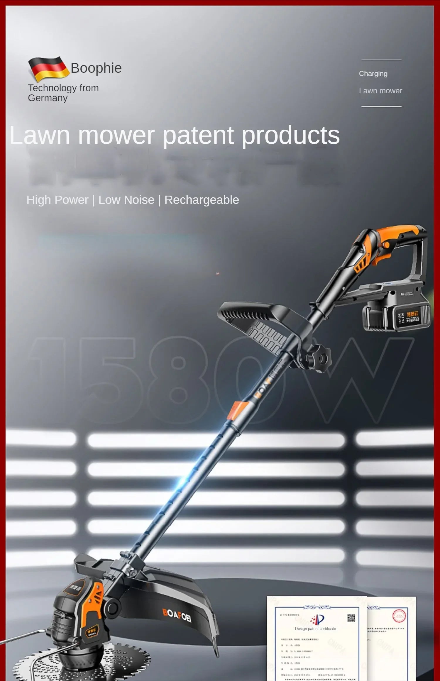 Lightweight and Efficient Grass Cutter for Home Garden A