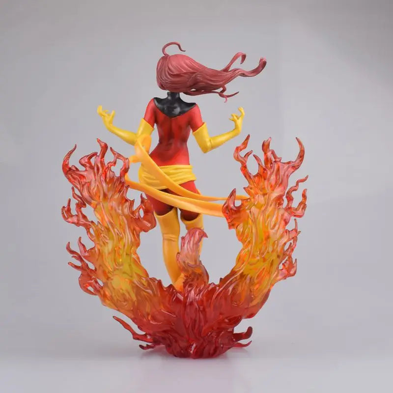 23 см X-Men Dark Phoenix Jean Grey 1/7 Красива фигурка на момиче Модел Статуя Момчета Колекция Декорация за настолни орнаменти Играчки Подаръци