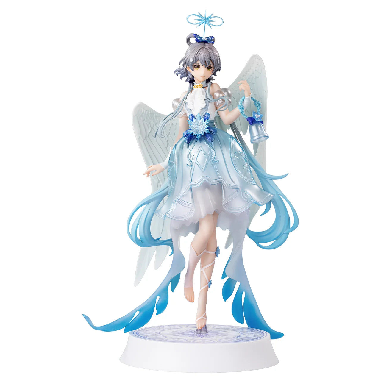 In Stock Original Vsinger Luo Tianyi Snow Angel 33cm Anime Figure 1/6 Model Toys Statue Doll Desktop Ornaments Birthday Gift Toy