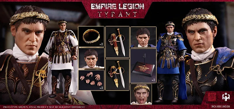 Hh18040 1/6 Men Soldier Tyrant Imperial Legion With Armed Armor Battle Cloak 12Inch Action Figure Model Collection Gift