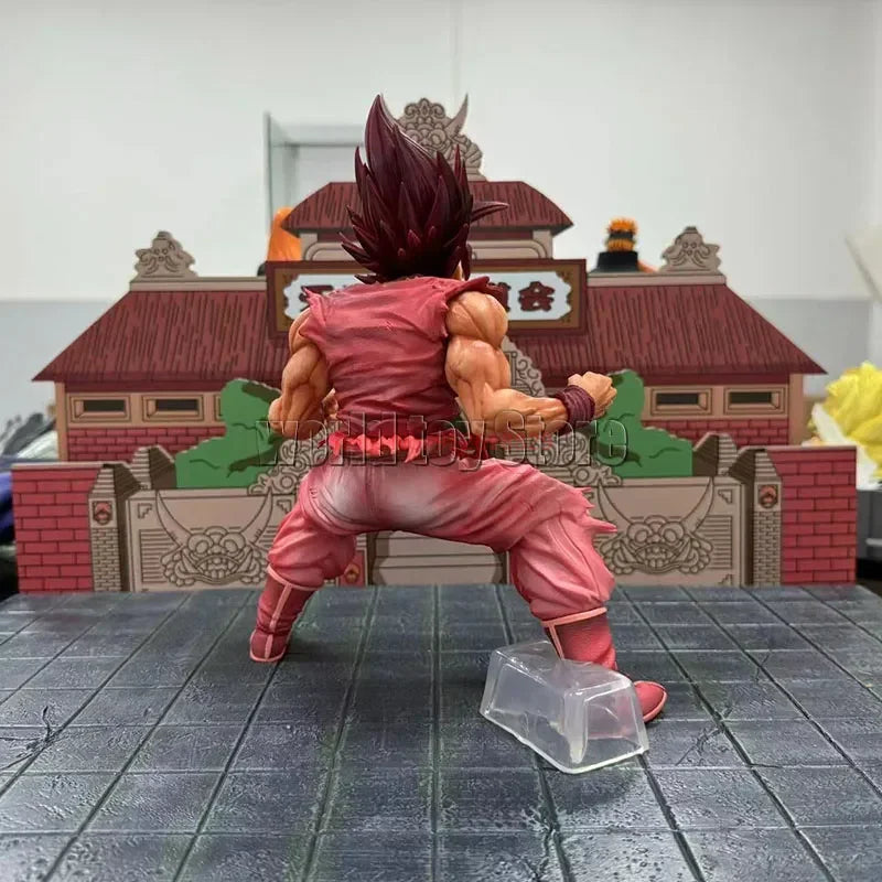 24 см Dragon Ball Z Аниме Фигурка Kaiouken Goku Super Saiyan Son Goku Екшън Фигурка PVC Статуя Колекция Модел Играчки Детски Подаръци
