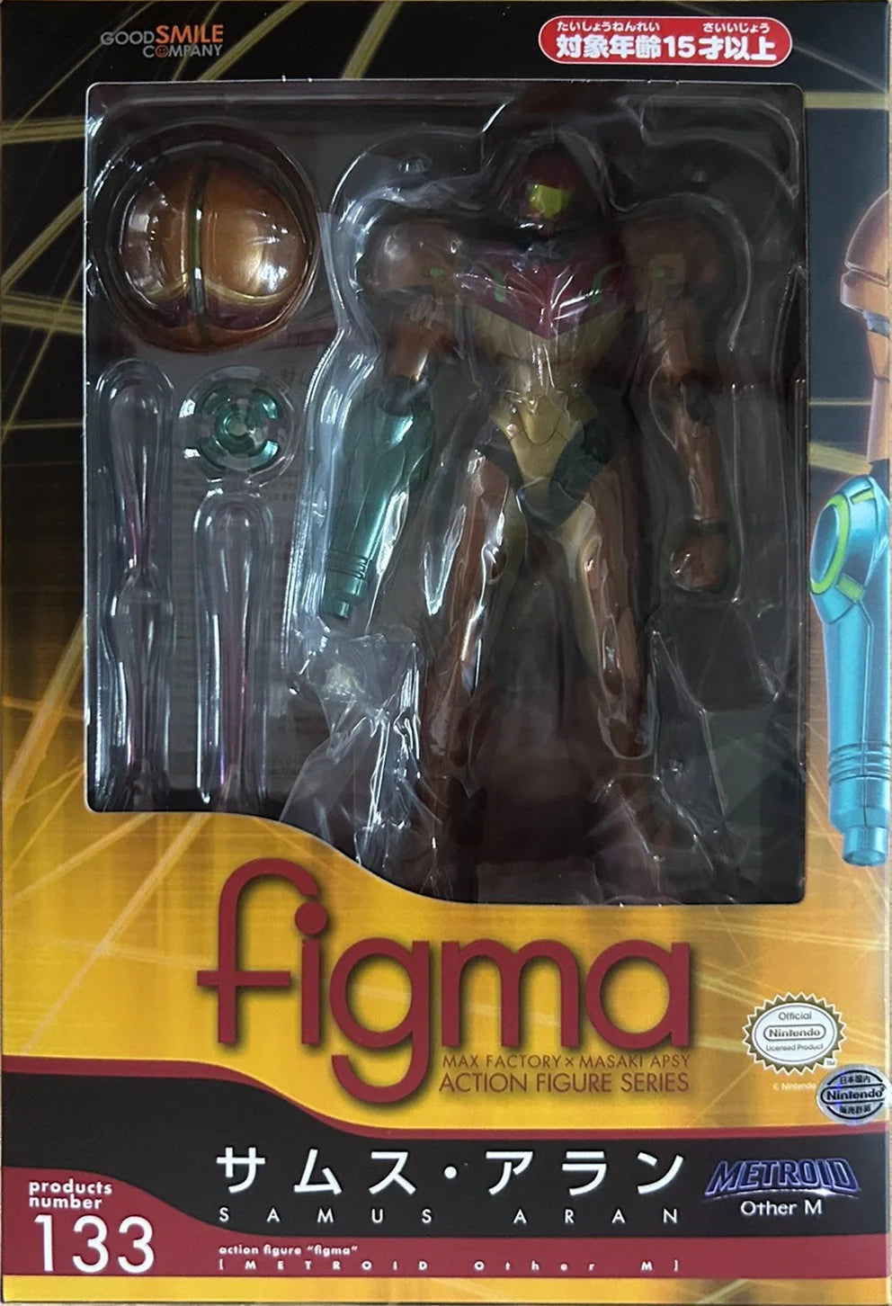 In stock GSC GSAS Max Factory Figma 306 133 Metroid Other M Samus Aran - Zero Suit ver. New Stock Figures Genuine Boxed Toy Gift