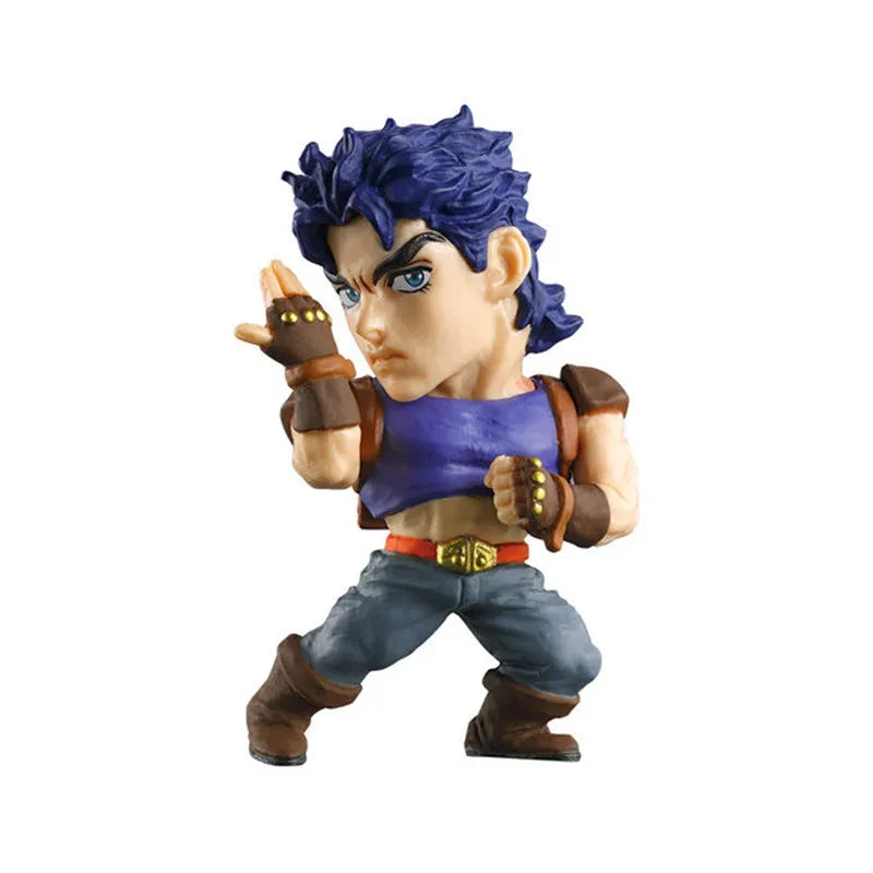 Bandai Original 4pcs Gashapon Jojo'S Bizarre Adventure Toys Joseph Joestar Jotaro Kujo Mini Toy Collectible Model Ornaments