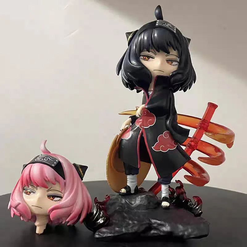 2025 Popular New Product Ania Cos Weasel Dual Head Interchangeable Spy Playhouse Peripheral Anime Figurine Model Statue