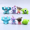 4Pcs University Monsters Inc Figures James P Sullivan Anime Action Figure Michael Wozosky Randall Boggs Q Version Model
