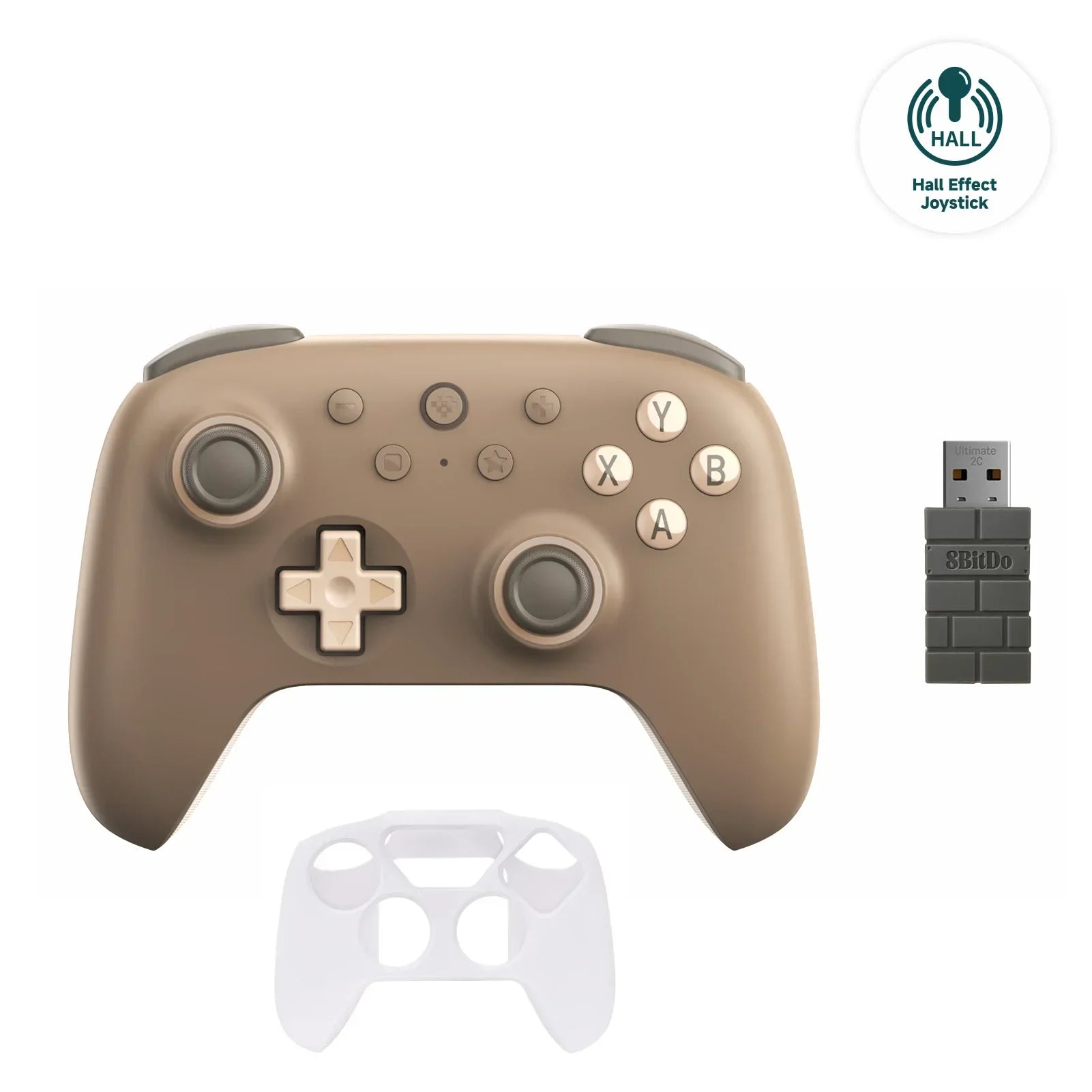 8BitDo Ultimate 2C Wireless Gaming Controller New Color Gamepad Joystick for PC Windows 10/11 Steam Deck Raspberry Pi Android