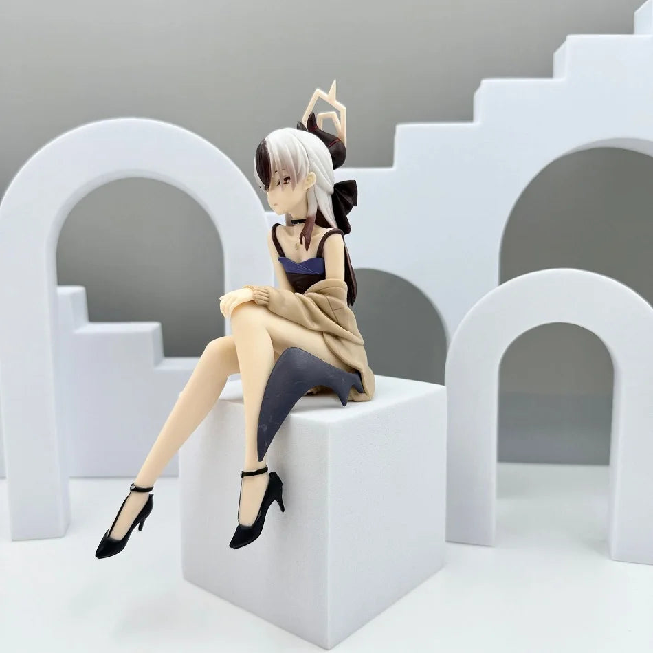 Anime Blue Archive Kayoko Figur Kapuzenpullover Kayoko Onikata Figur Schönes Mädchen Stehende Haltung Figur PVC Spielzeug Geschenke