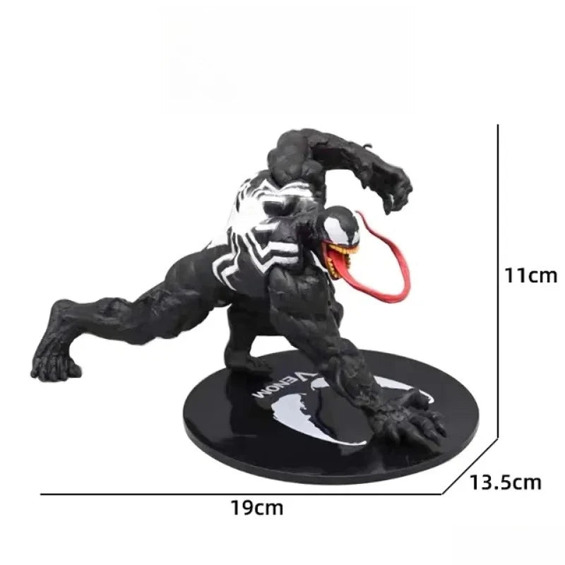 HOT 2026 Latest Venom Solid PVC Lying Position Venom Villain Alliance Spider Man Anime Handmade Model Decoration Doll