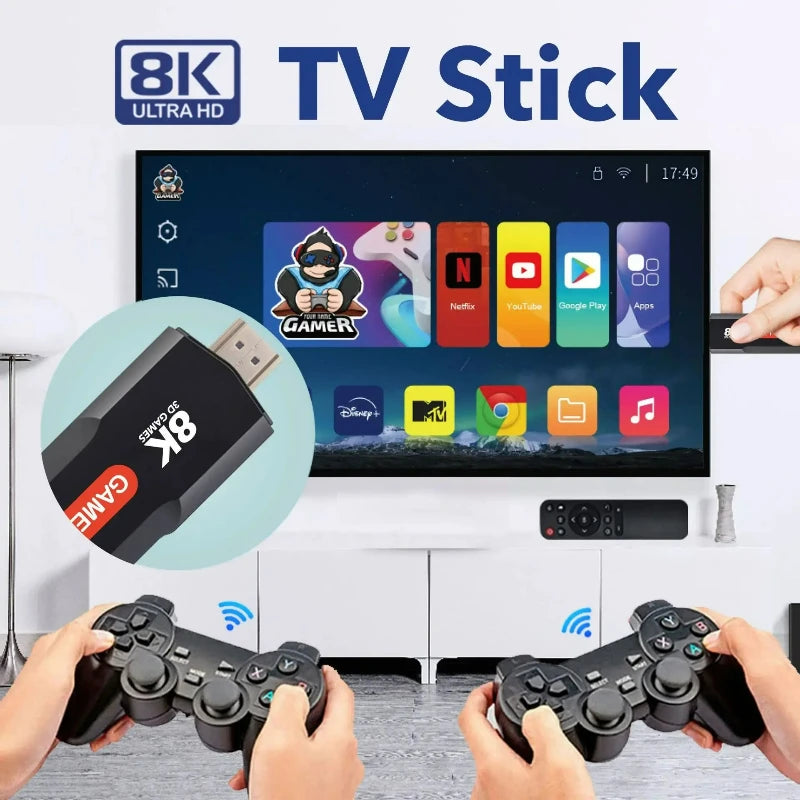 Q9 Retro Console 8K  10000+ Gaming Video Game Console Dual Wireless Controller Retro Classical Game For Children Gifts