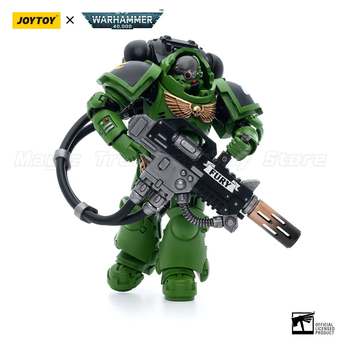【In Stock】JOYTOY Warhammer 40K 1/18 Action Figure Salamanders Eradicators Sergeant Bragar Figure Toys Gifts