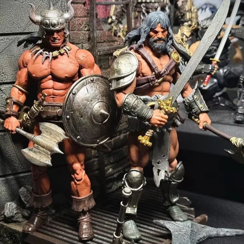 Hot In Stock Hs Studio 1/12 Scale Male Soldier Barbarian Series Savage Furnace 2 Waves Full Set Model 6 Inch Action Figure Gifts
