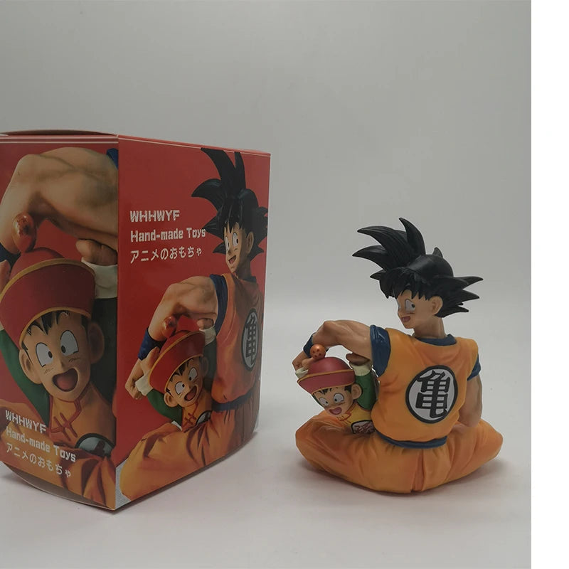 Amine Dragon ball Son Goku & Baby Gohan Action Figure Toys