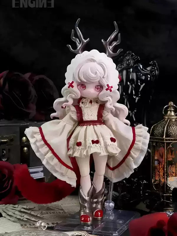 Original Echte Lulu Geist Wort 12 Punkte Bjd / Trendy Blind Box Spielzeug Action Figur Ornamente Spielzeug Puppe Figur Geburtstag Geschenk